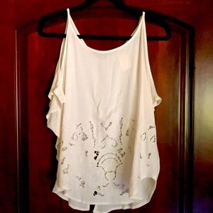 Free People Sugarlips White Camisole Top